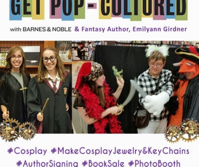 Orlando Event Get Pop-Cultured with Barnes & Noble and Fantasy Book Author Emilyann Girdner, Author Book Signing Orlando 2017, Upcoming Events Orlando, Fl