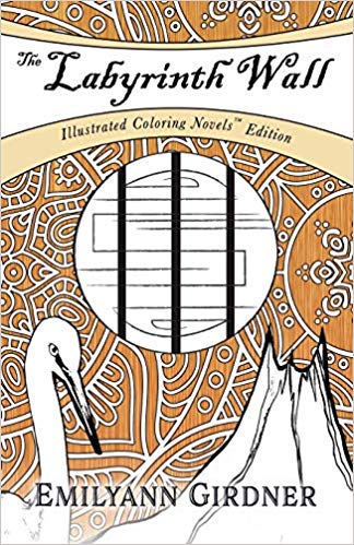 The Labyrinth Wall Coloring Novel - Adult Coloring Book Novel YA Fantasy Book